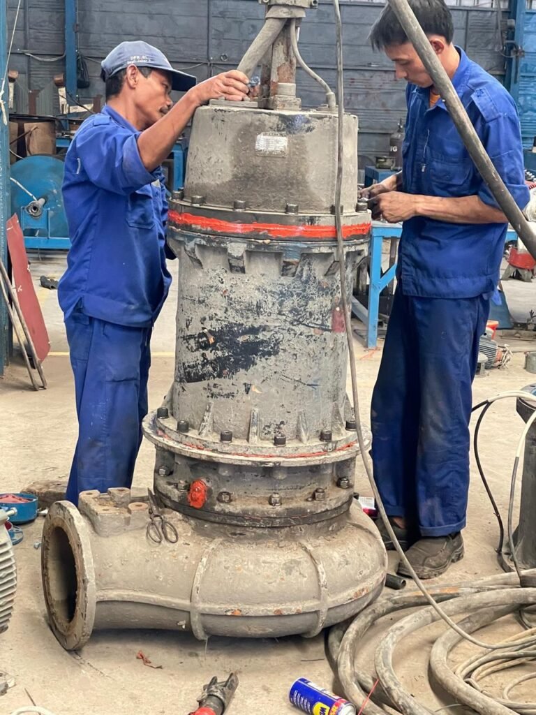 IKPP SERANG 110KW pompa summersible rewinding - Sigma Power Indonesia