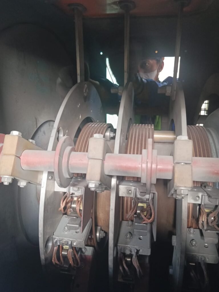 penggantian slip ring 4800KW 10000KV pt juishin semen garuda overhaul mechanical slip bearing - Sigma Power Indonesia