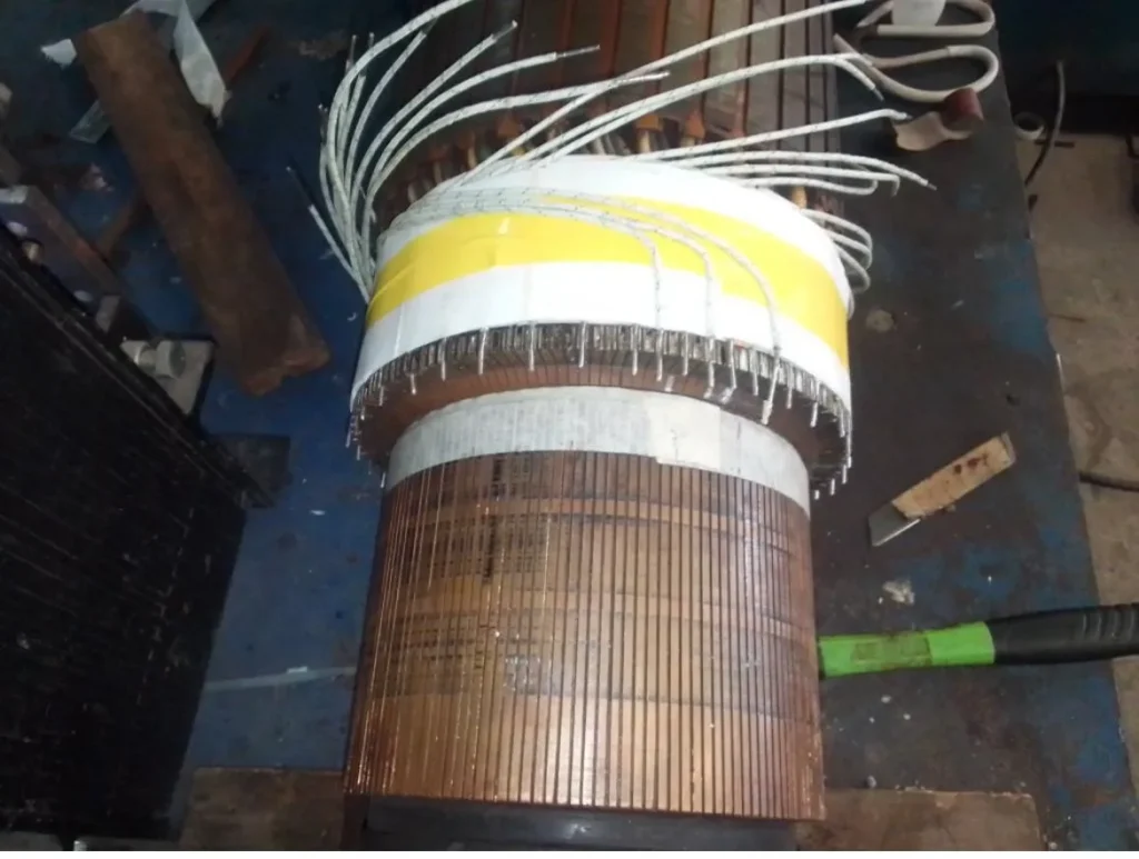 repairing rotor commutator 250KW 2 2 11zon - Sigma Power Indonesia